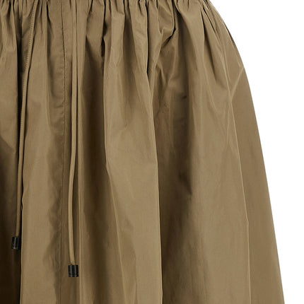 Max Mara Bicolor Polyester Midi Skirt