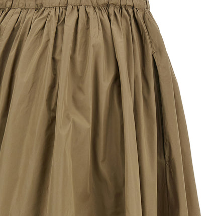 Max Mara Bicolor Polyester Midi Skirt