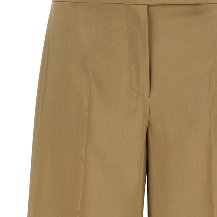 Max Mara Beige Virgin Wool Dress Pants