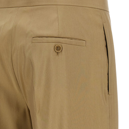 Max Mara Beige Virgin Wool Dress Pants