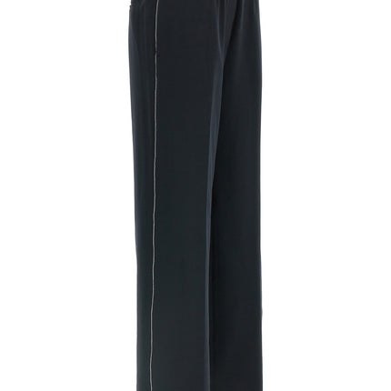 Peserico Blue Cotton Casual Pants