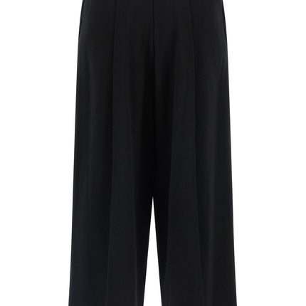 Issey Miyake Black Cotton Casual Pants