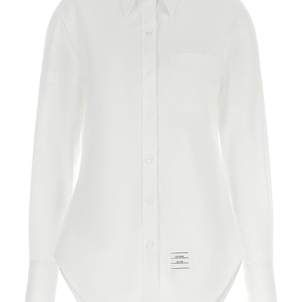Thom Browne White Cotton Blouse