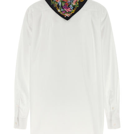 Dolce & Gabbana White Cotton Blouse