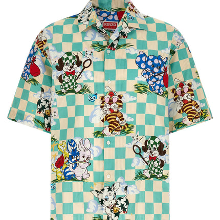 Kenzo Multicolor Cotton Blouse