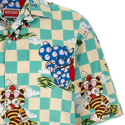 Kenzo Multicolor Cotton Blouse