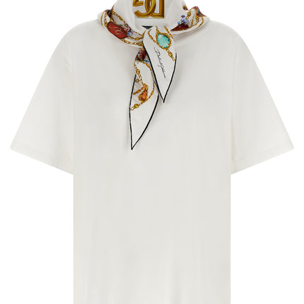 Dolce & Gabbana White Cotton T-Shirt