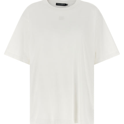 Dolce & Gabbana White Cotton T-Shirt