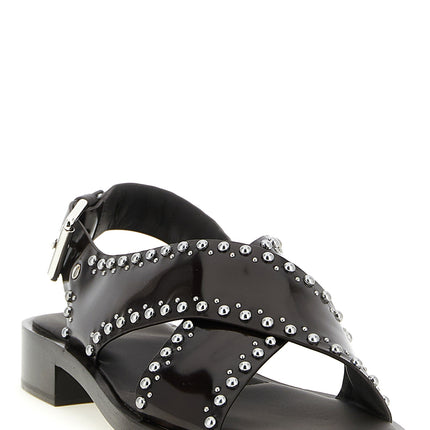 Church's Brown Calfskin Flat Sandals