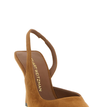 Stuart Weitzman Brown Goatskin High Heel Pumps