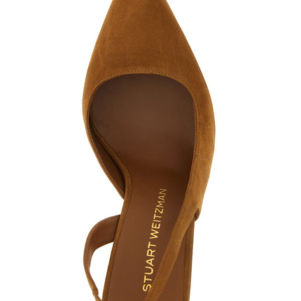 Stuart Weitzman Brown Goatskin High Heel Pumps