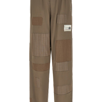 Maison Mihara Yasuhiro Beige Wool Casual Pants
