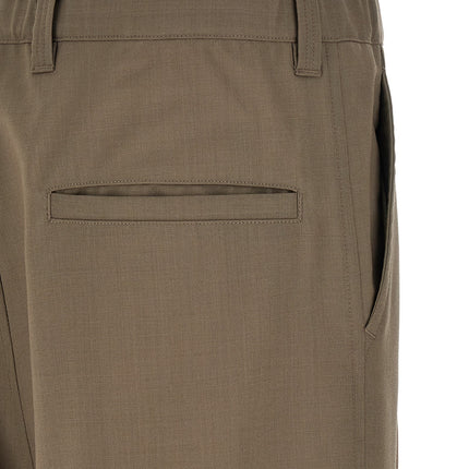 Maison Mihara Yasuhiro Beige Wool Casual Pants