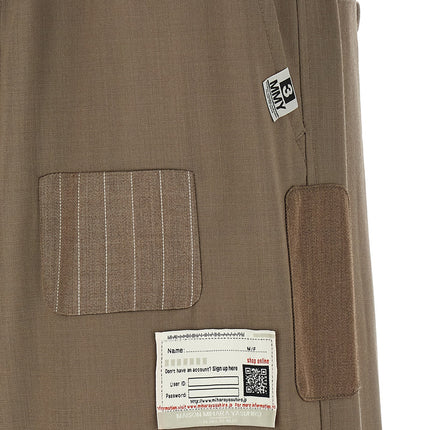 Maison Mihara Yasuhiro Beige Wool Casual Pants