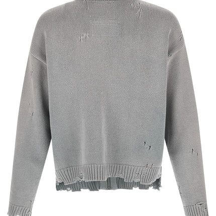 Maison Mihara Yasuhiro Gray Cotton Cardigan