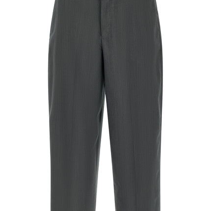 PT Torino Gray Virgin Wool Dress Pants