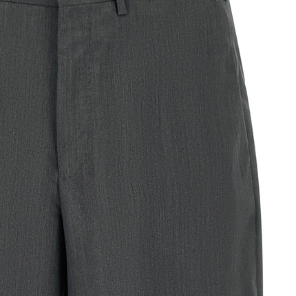 PT Torino Gray Virgin Wool Dress Pants