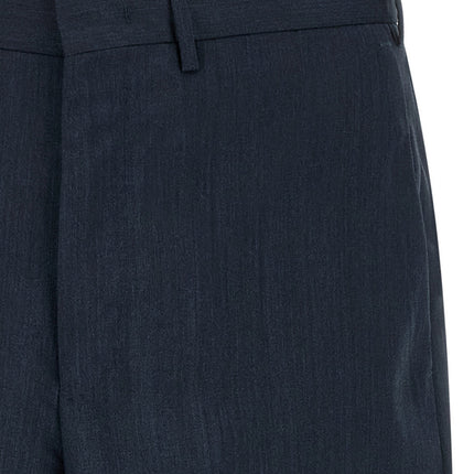 PT Torino Blue Virgin Wool Dress Pants