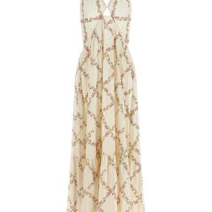 Twinset White Cotton Long Dress