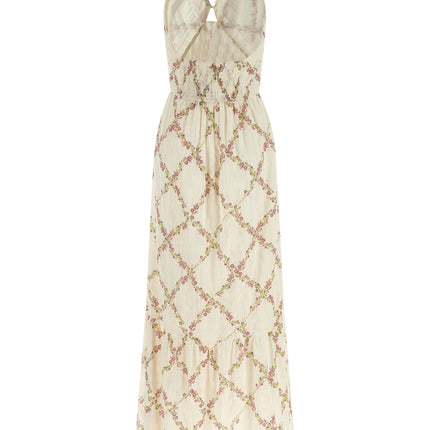 Twinset White Cotton Long Dress
