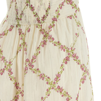 Twinset White Cotton Long Dress