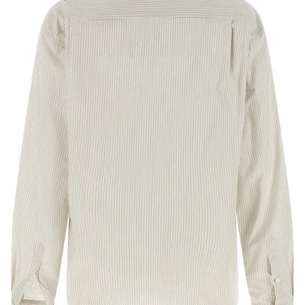 MM6 Maison Margiela Gray Cotton Blouse