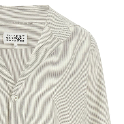 MM6 Maison Margiela Gray Cotton Blouse