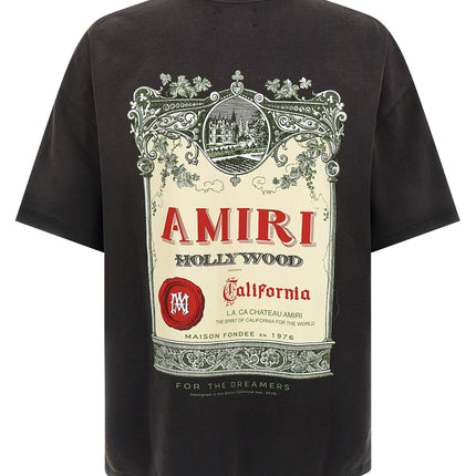 Amiri Black Cotton T-Shirt