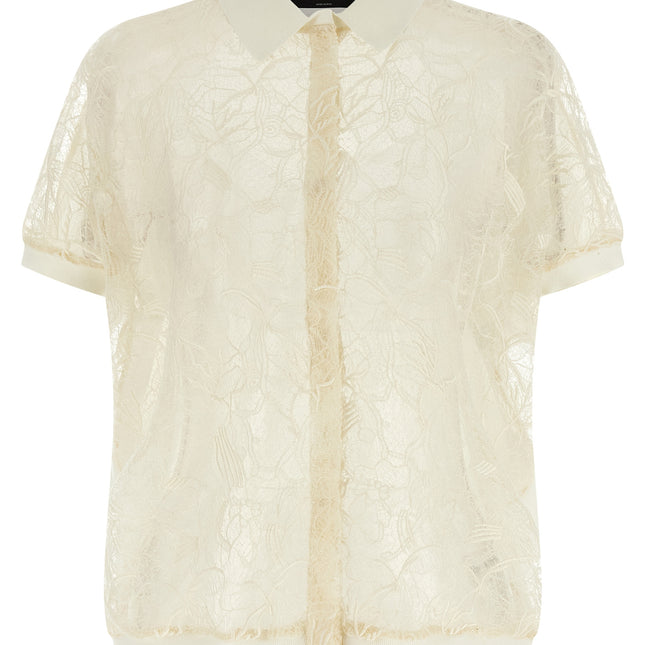 Fabiana Filippi Beige Silk Cardigan