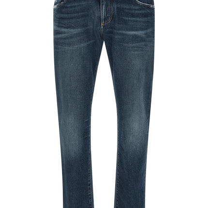 Dolce & Gabbana Blue Cotton Jeans Denim