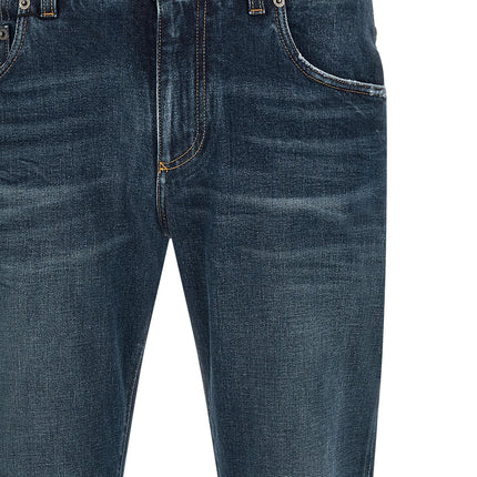 Dolce & Gabbana Blue Cotton Jeans Denim