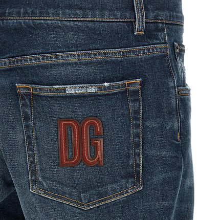 Dolce & Gabbana Blue Cotton Jeans Denim