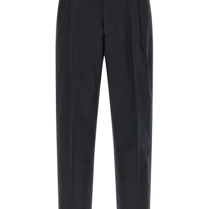 Department 5 Black Cotton Casual Pants