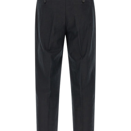 Department 5 Black Cotton Casual Pants