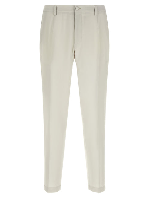 Dolce & Gabbana Beige Virgin Wool Dress Pants