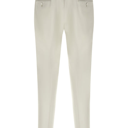 Dolce & Gabbana Beige Virgin Wool Dress Pants