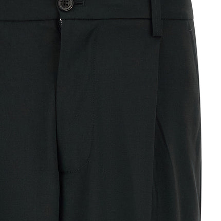 Department 5 Black Polyester Casual Pants
