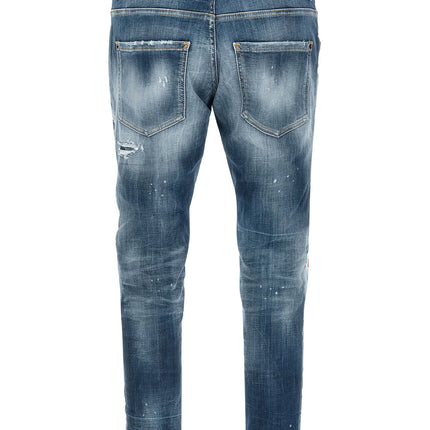 Dsquared² Blue Cotton Boyfriend Jeans
