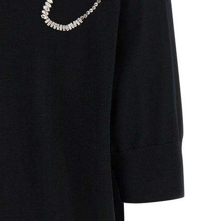 Dries Van Noten Black Merino Wool Cardigan