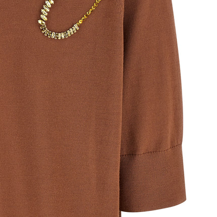Dries Van Noten Brown Merino Wool Cardigan