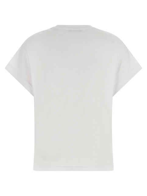 Balmain White Cotton T-Shirt