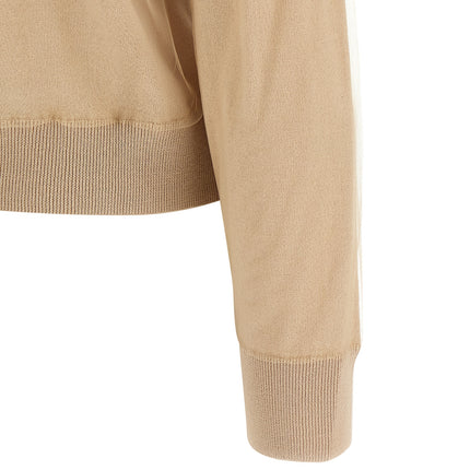 Fabiana Filippi Brown Virgin Wool Cardigan