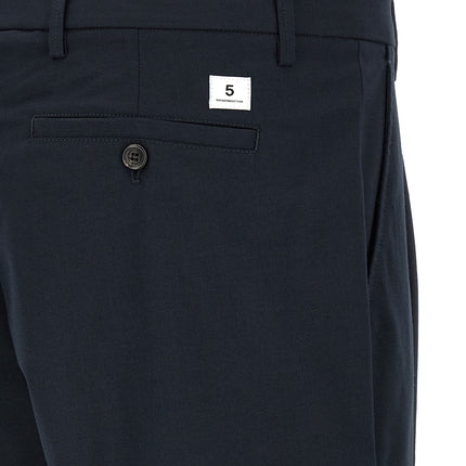 Department 5 Blue Polyester Casual Pants