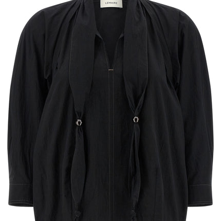Lemaire Black Cotton Blouse