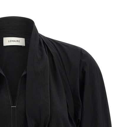 Lemaire Black Cotton Blouse