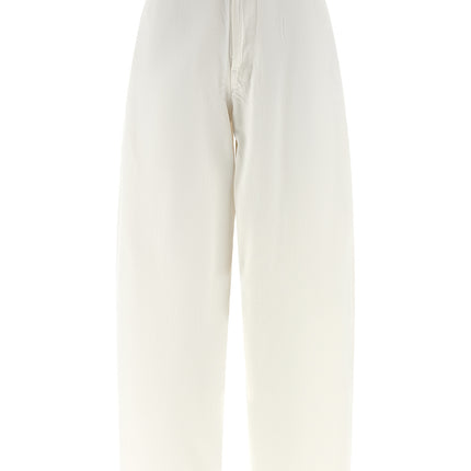 Lemaire White Cotton Jeans Denim