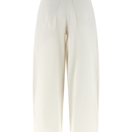 Lemaire White Cotton Jeans Denim
