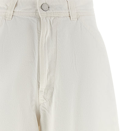 Lemaire White Cotton Jeans Denim