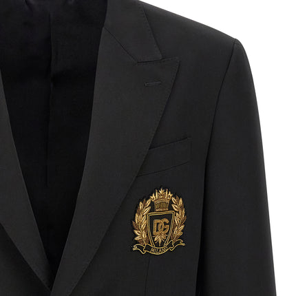 Dolce & Gabbana Black Virgin Wool Blazer