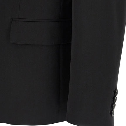 Dolce & Gabbana Black Virgin Wool Blazer